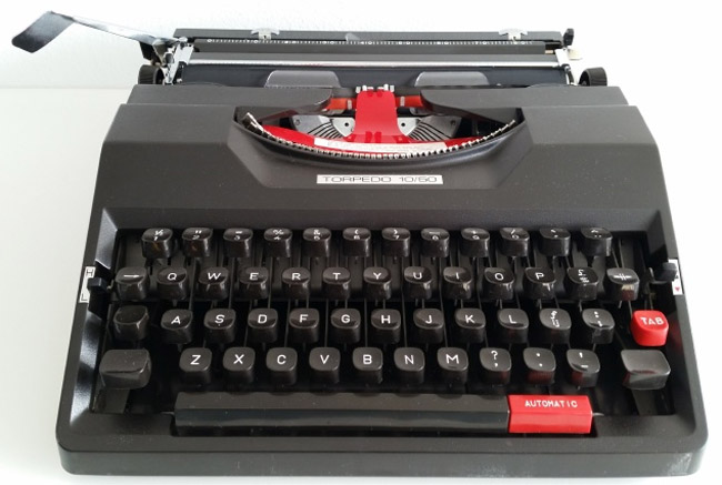 7x vintage vonsten (typemachine)