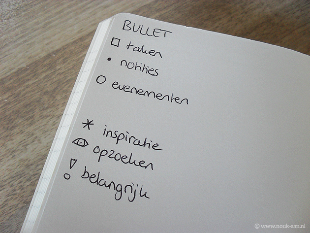 Bullet Journal agenda 2