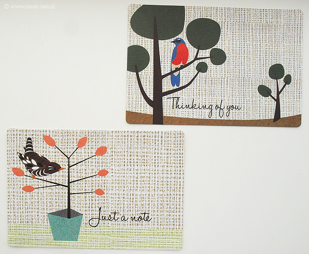 Sticker- en 'birds'-kaarten van FLOW